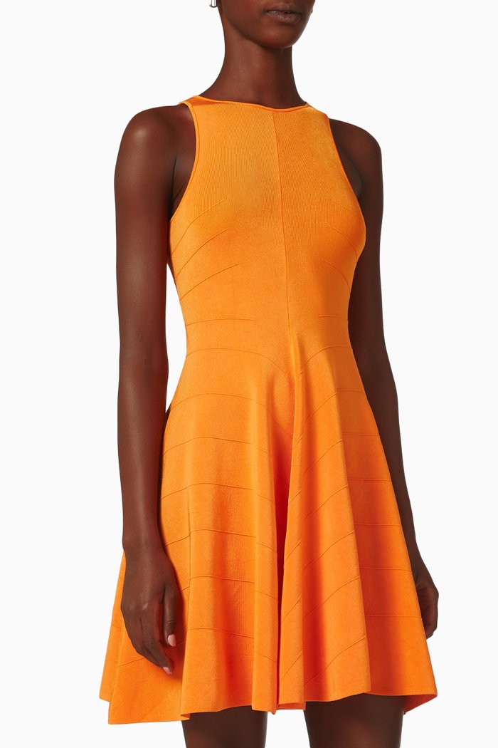

Salny Knitted Dress, Orange