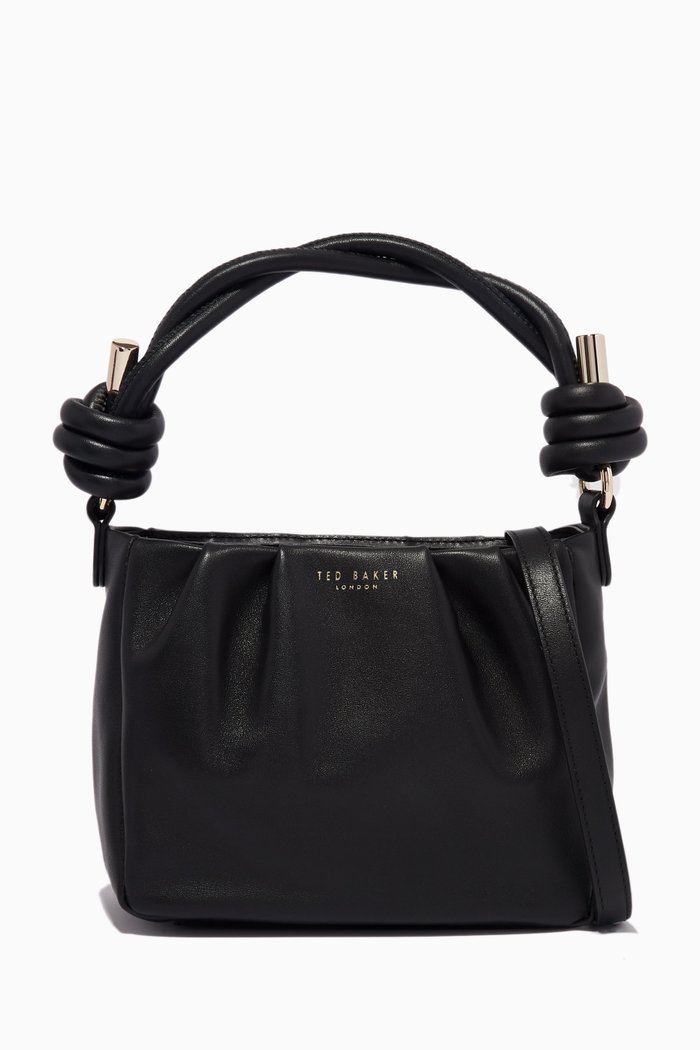 

Twili Mini Grab Bag in Leather, Black