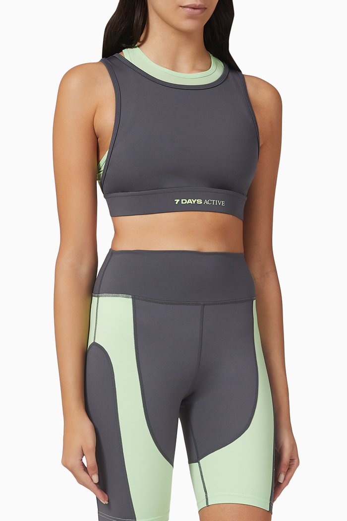 

Sanz Double-layered Bra in Stretch-nylon, Grey