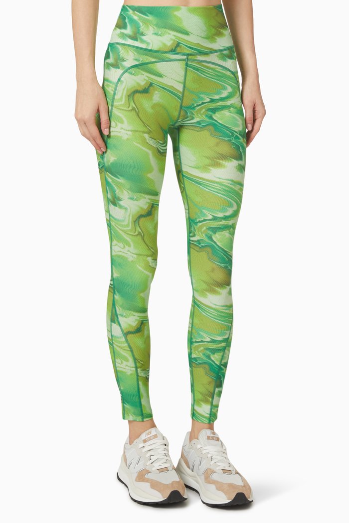 

Rivet 7/8 Leggings in Recycled Stretch-jersey, Green