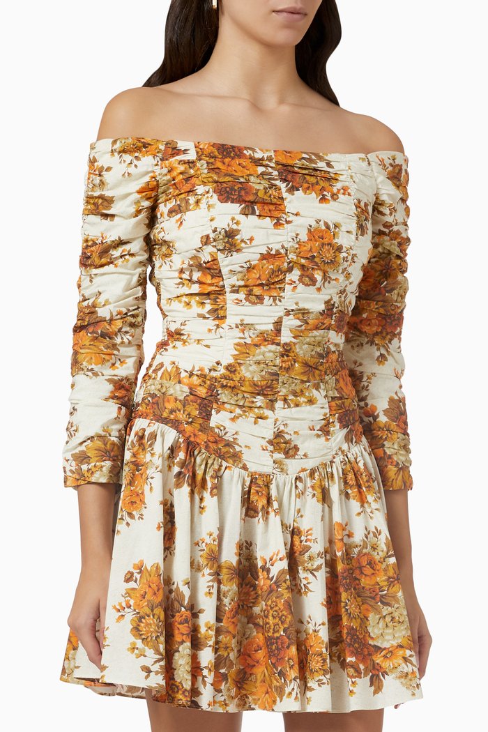 

Derby Mini Dress in Organic Cotton Poplin, Neutral
