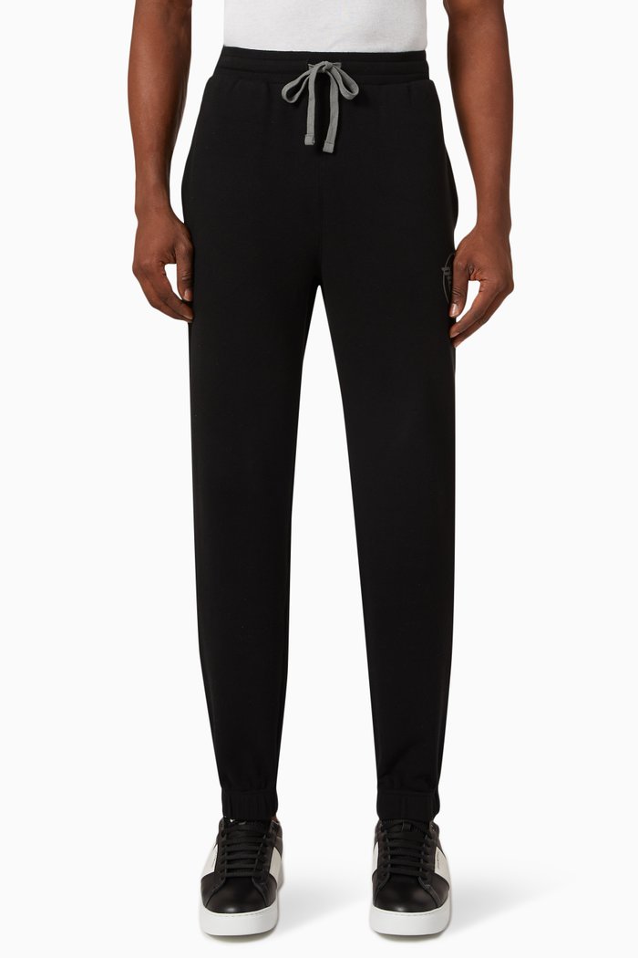 

Sweatpants in Cotton Jersey, Black