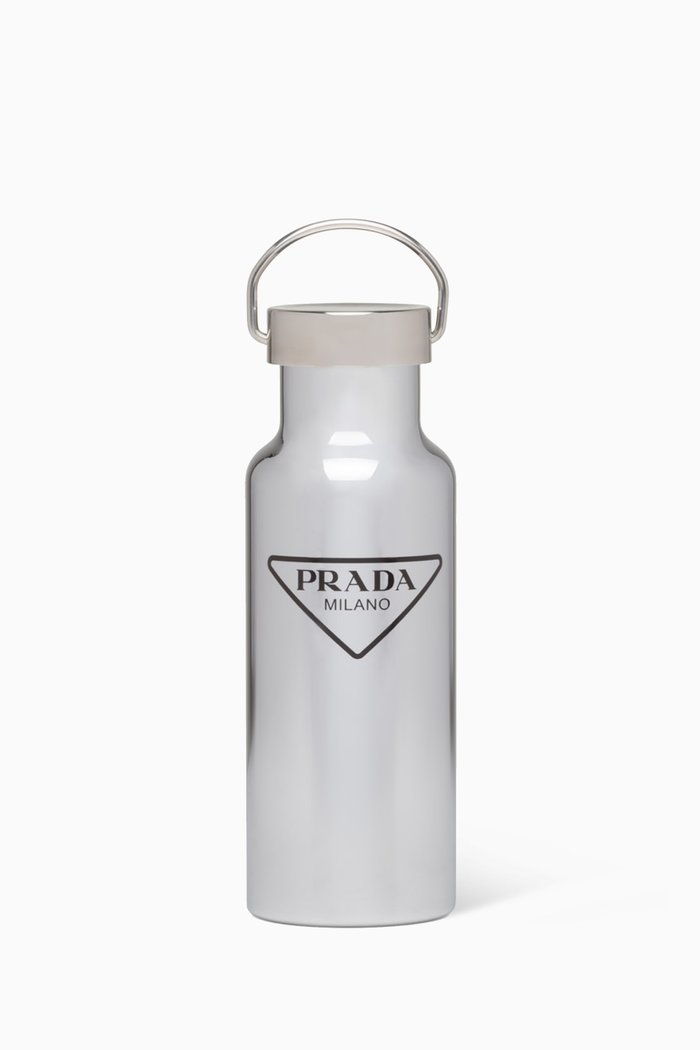 

Logo Water Bottle in Stainless Steel, 500ml, Black