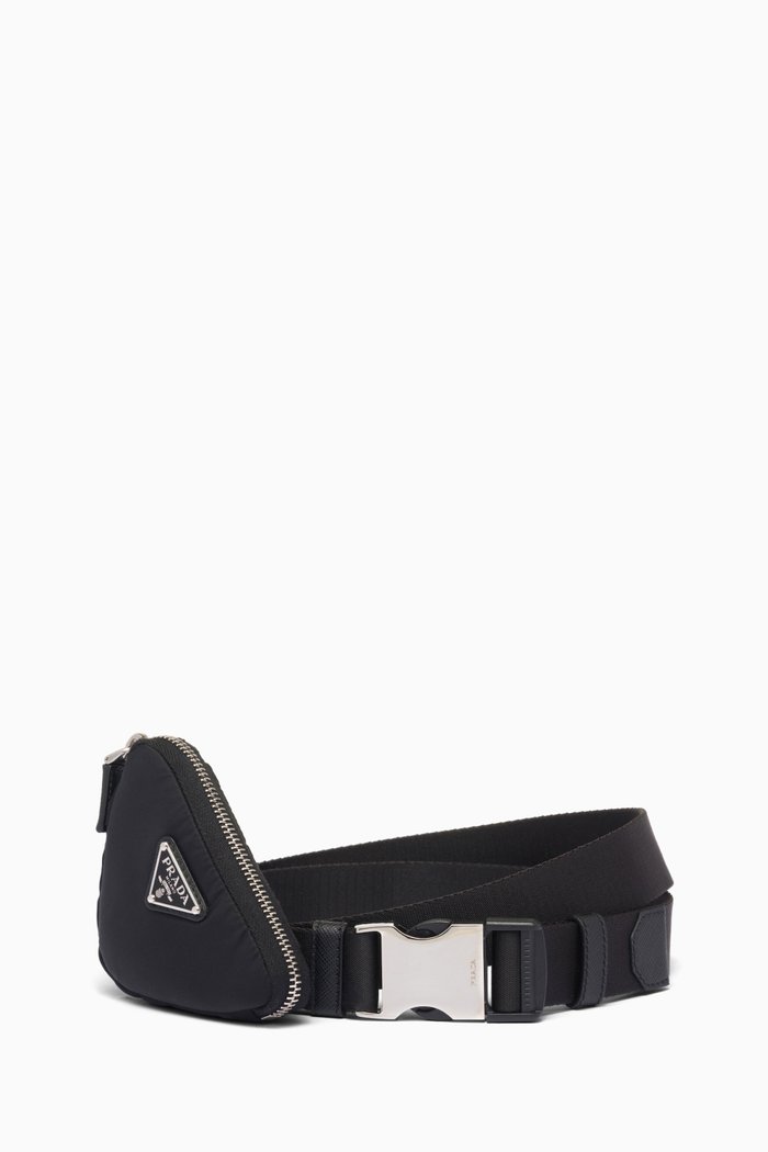 

Triangle Belt Bag in Re-Nylon, Black