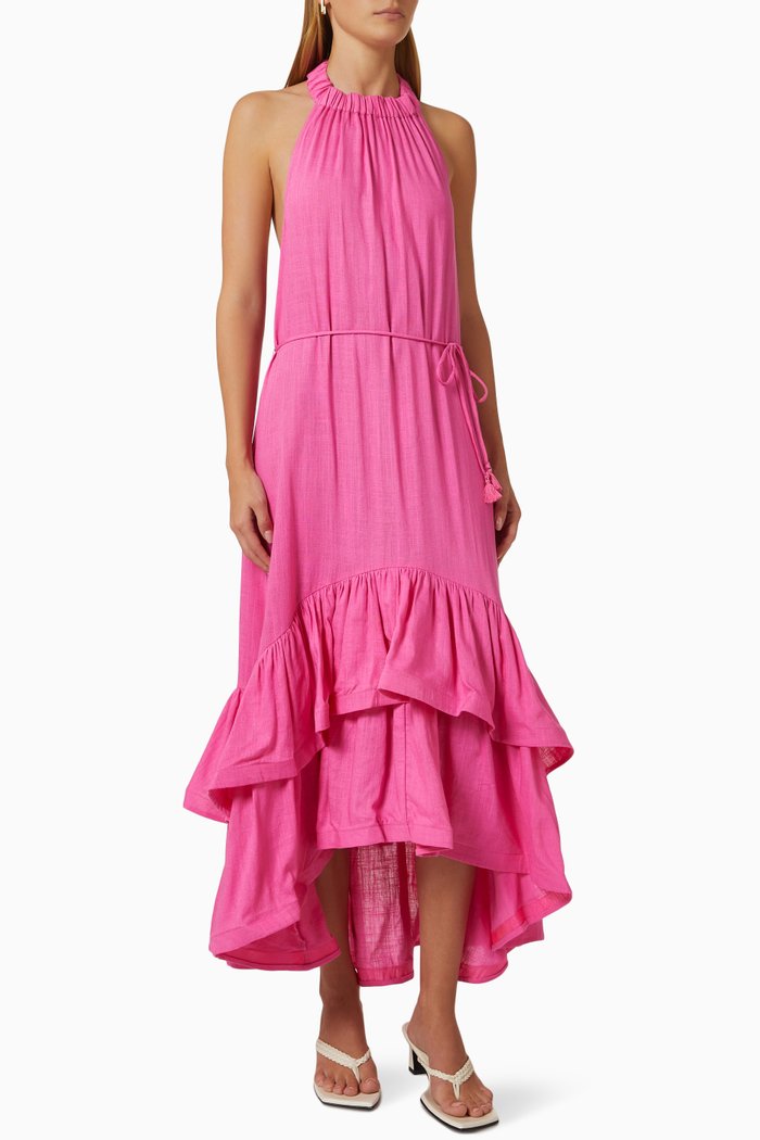 

Exuma Ruffled Dress, Pink