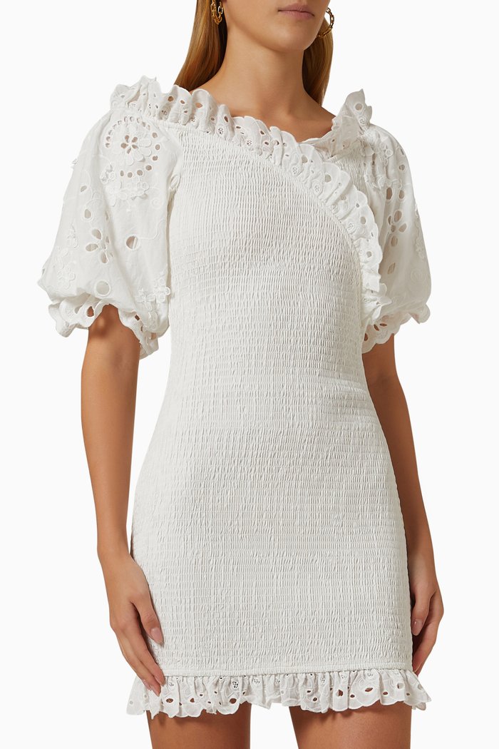 

Plana Mini Dress, White