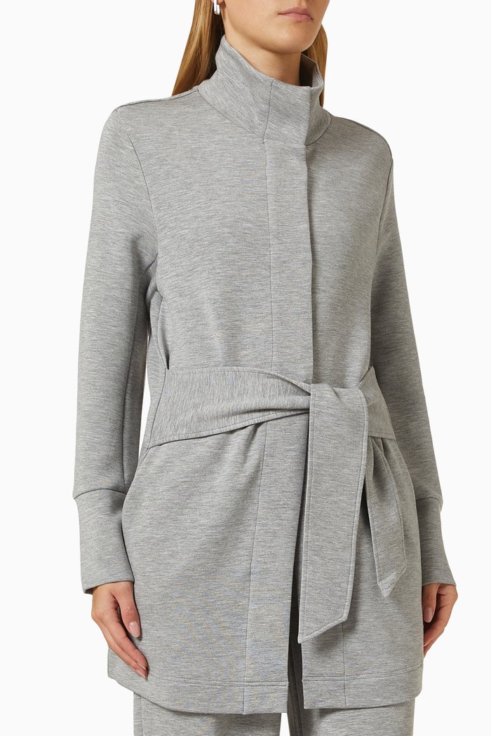 

Anset Jacket in Viscose-blend Jersey, Grey