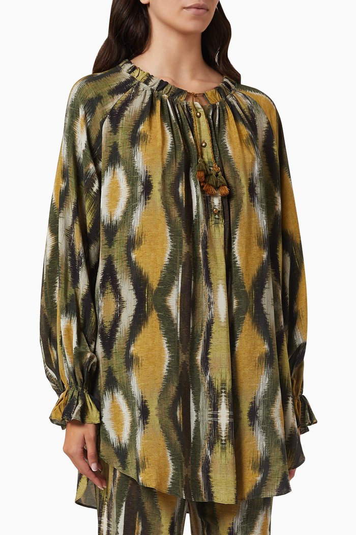 

Illusion Pattern Tunic, Multicolour