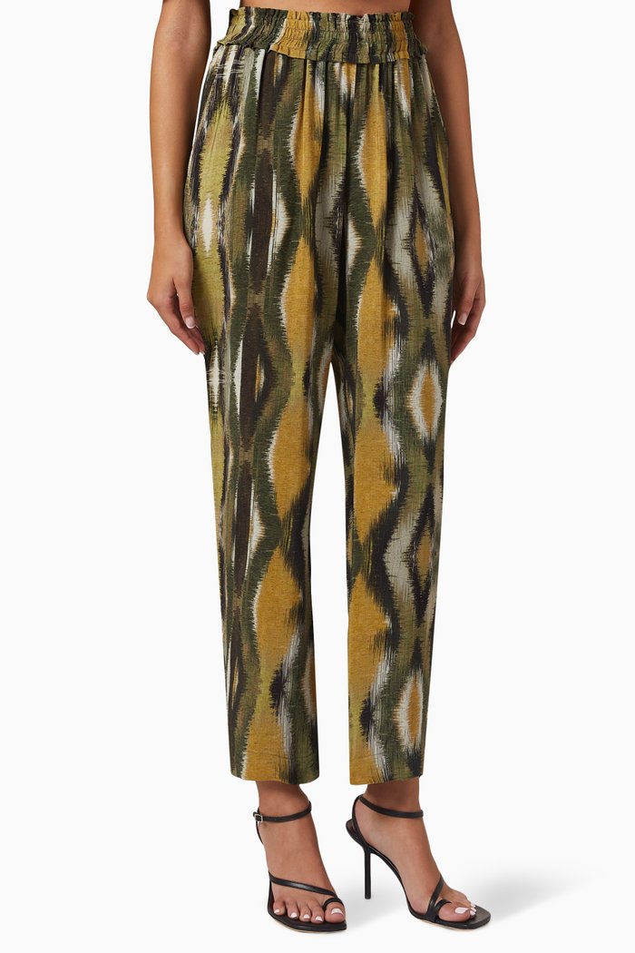 

Illusion Pattern Pants, Multicolour
