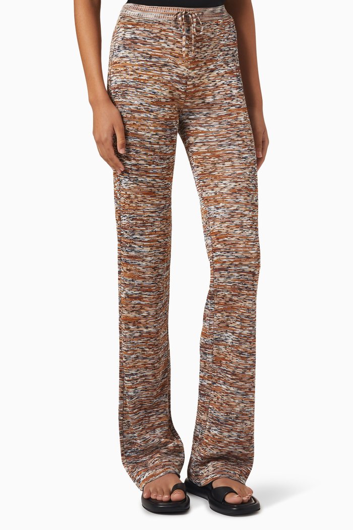 

Striped Pants in Knit, Neutral