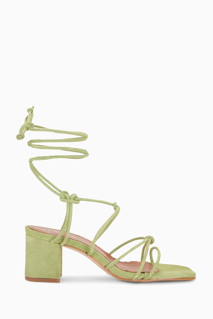 

Paloma 65 Sandals in Leather, Green