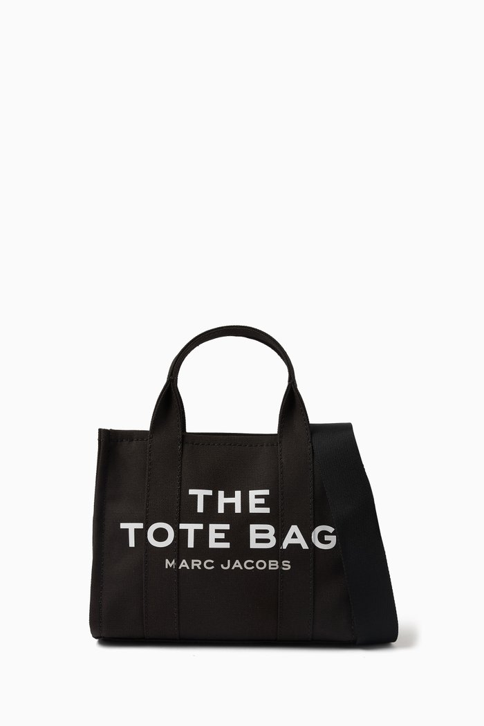 

The Small Tote Bag in Cotton Canvas, Black
