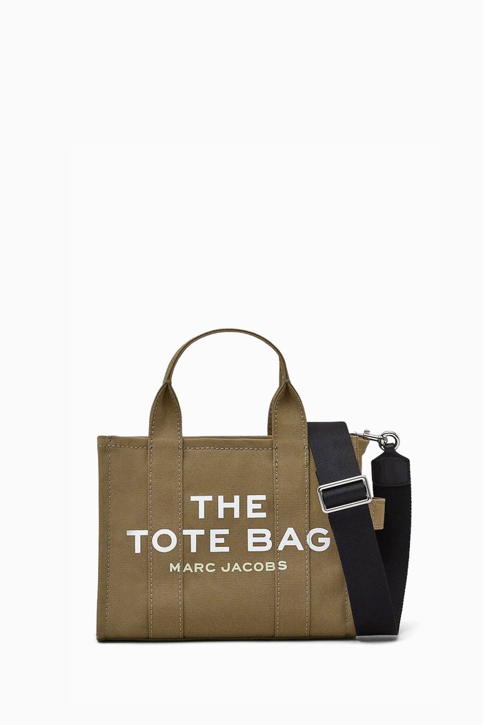 

The Small Tote Bag in Cotton Canvas, Green