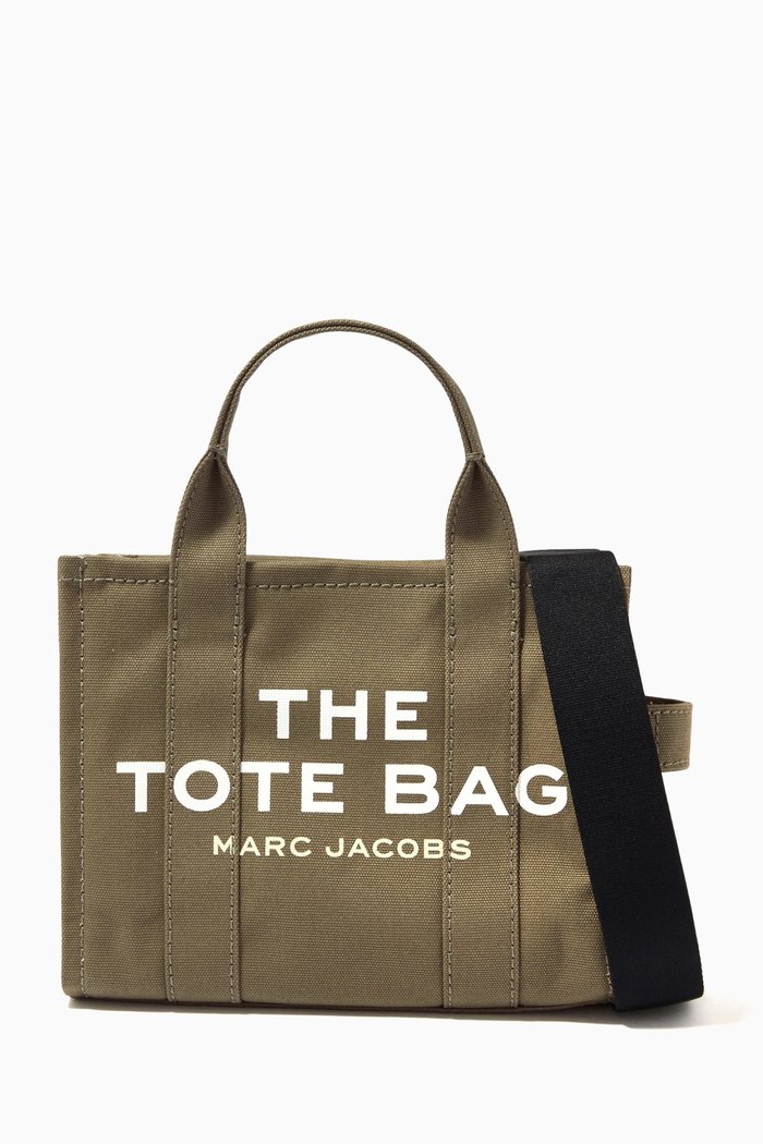 

The Small Tote Bag in Cotton Canvas, Green