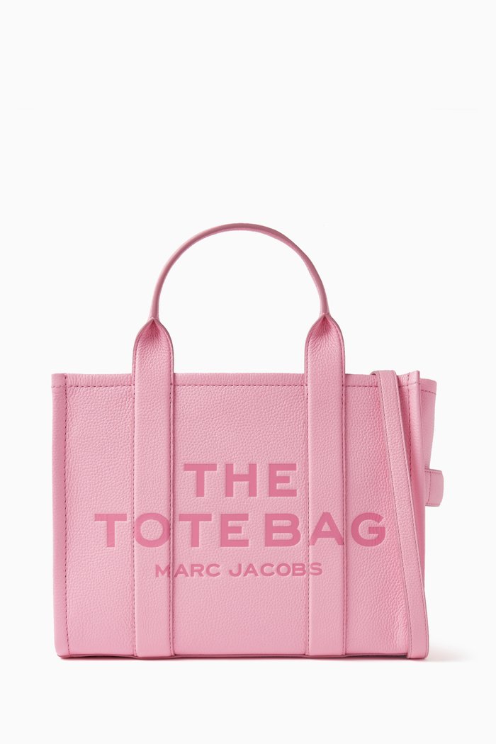 

The Medium Traveler Tote Bag in Cow Leather, Pink