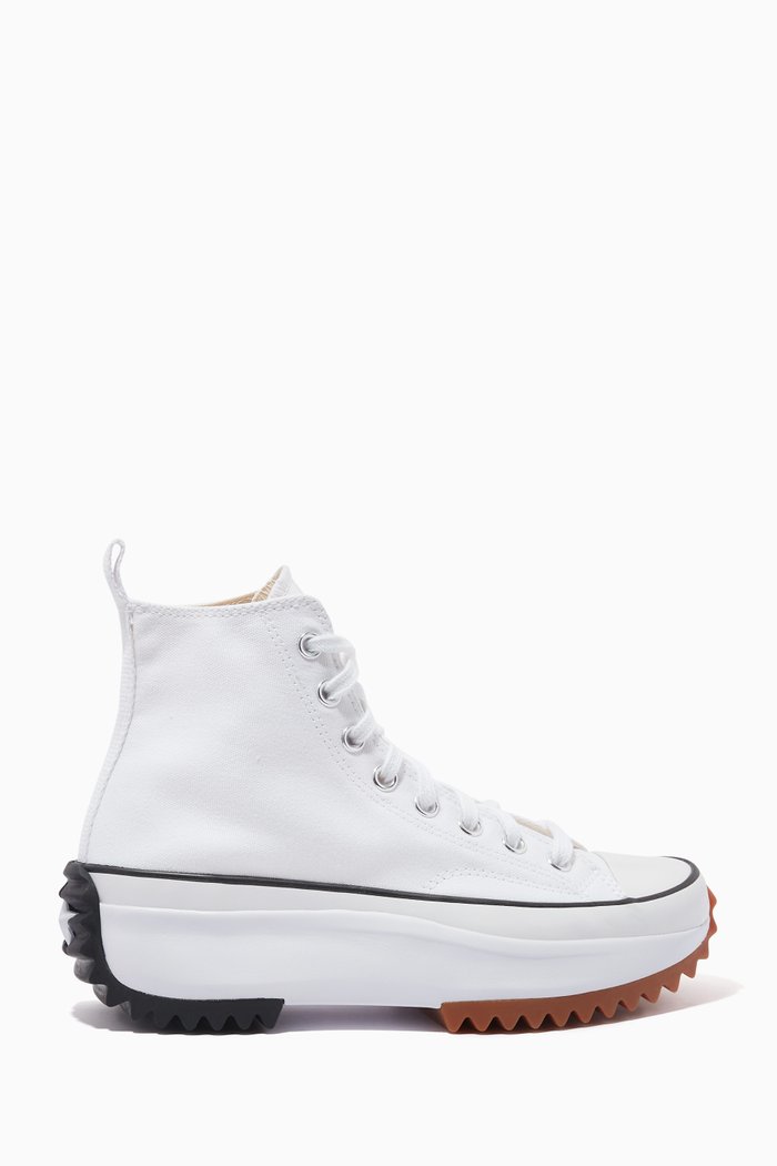 

Run Star Hike High-top Sneakers in Canvas, White