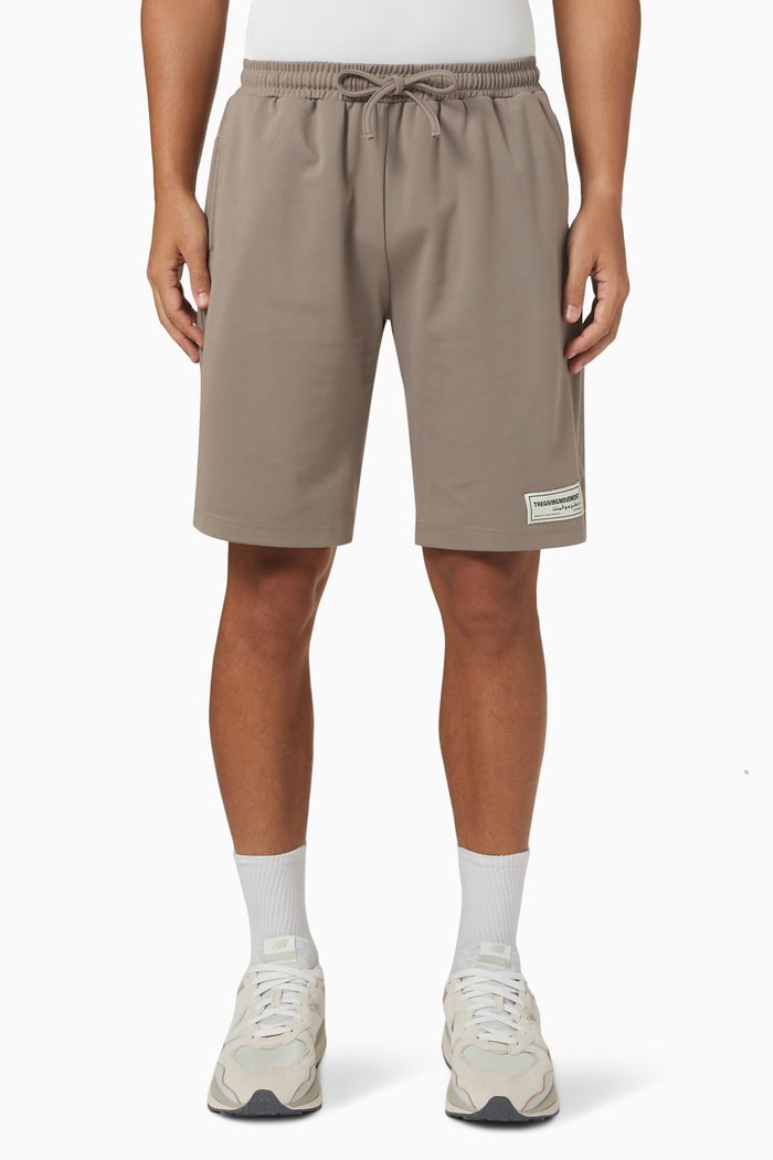 

Single Layer Shorts in Recycled Blend, Brown