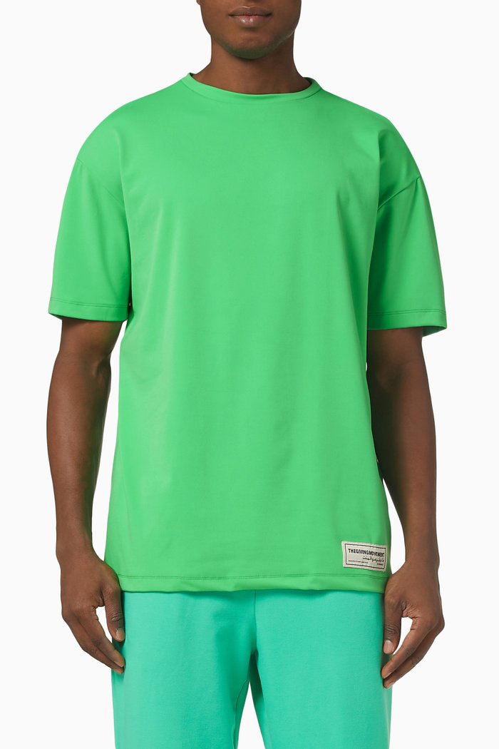 Relaxed Fit T-Shirt in Recycled Blend, Green