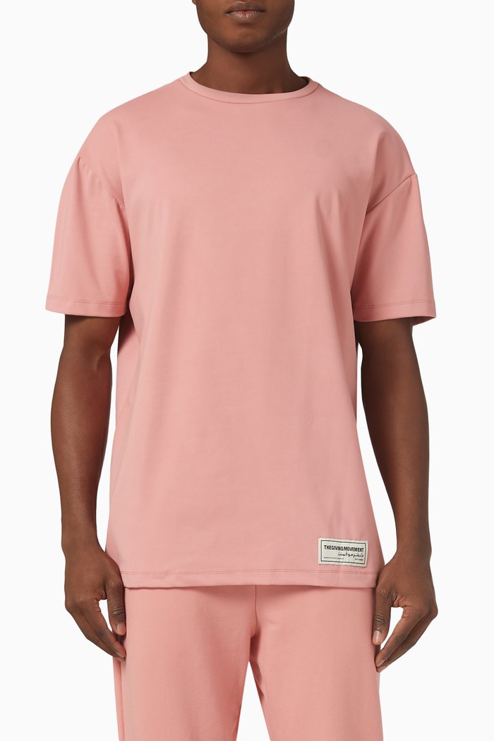 

Relaxed Fit T-Shirt in Recycled Blend, Pink