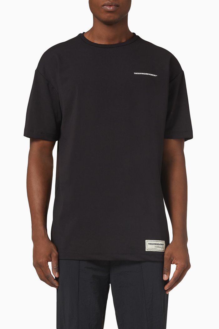 

Modest Band Print T-shirt, Black