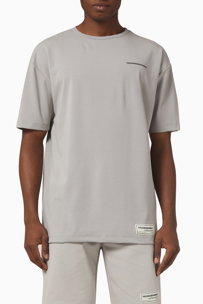 

Modest Band Print T-shirt, Grey