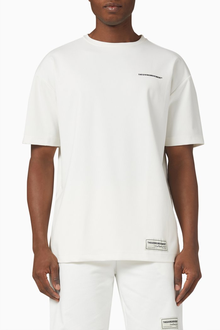 

Riyadh Relaxed Fit T-shirt in Recycled Blend, White