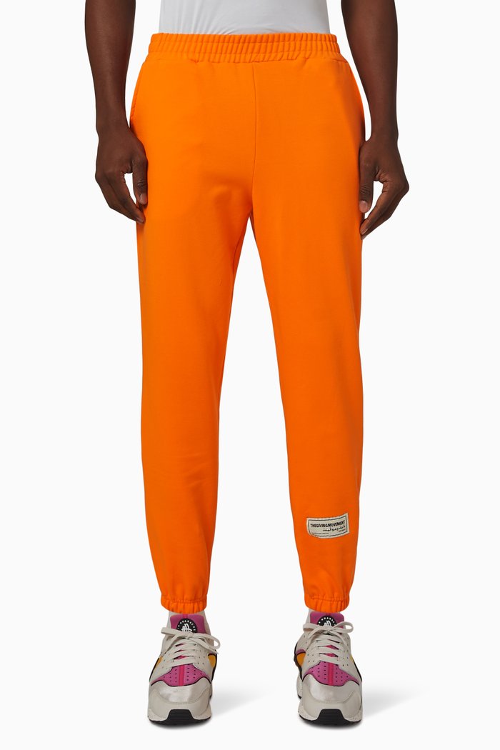 

Relaxed Fit Lounge Sweatpants in Organic Cotton, Orange