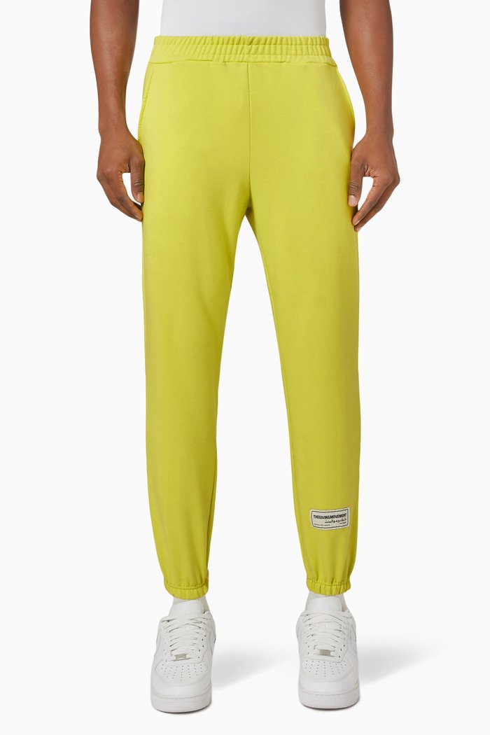 

Relaxed Fit Lounge Sweatpants in Organic Cotton, Yellow