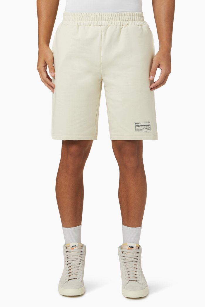 

Lounge Shorts in Organic Cotton, Neutral