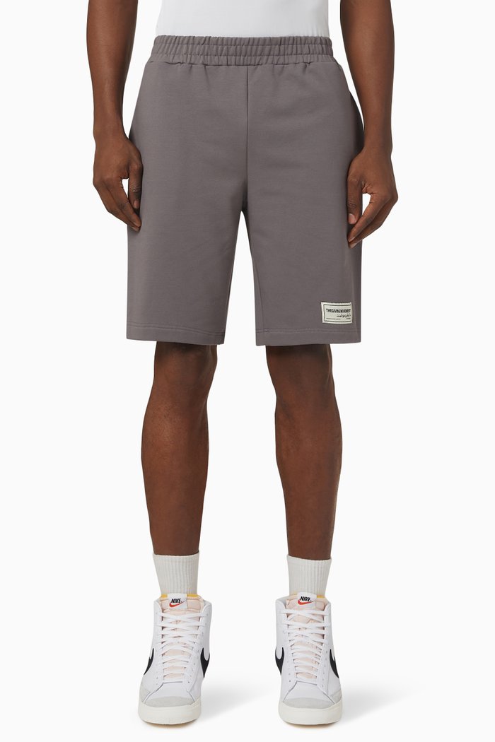 

Lounge Shorts in Organic Cotton, Grey