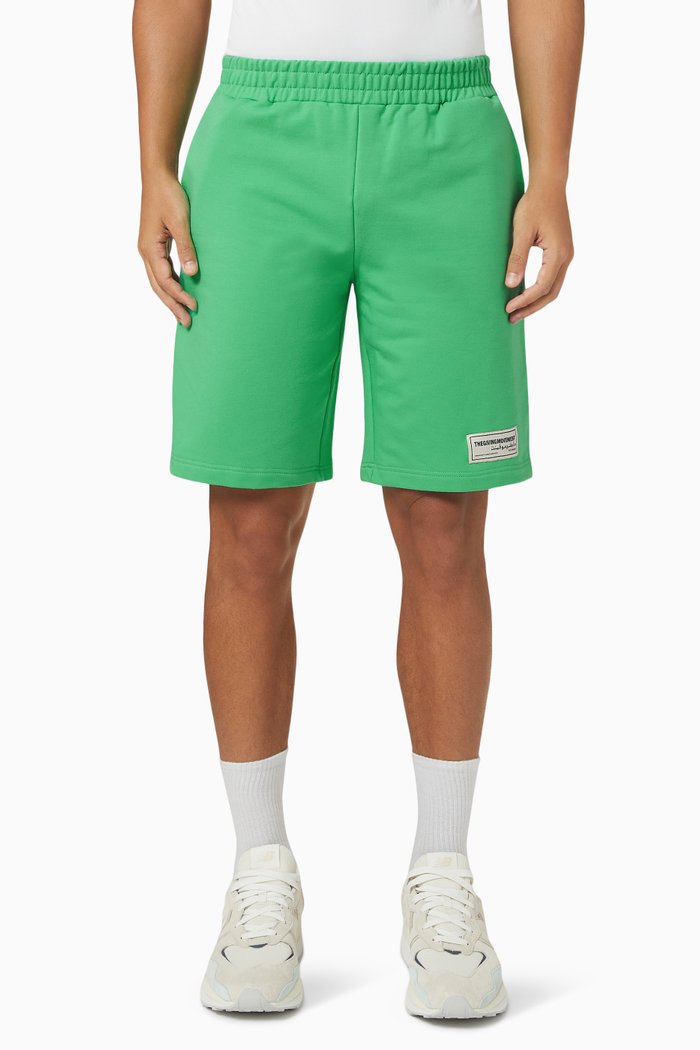 

Lounge Shorts in Organic Cotton, Green