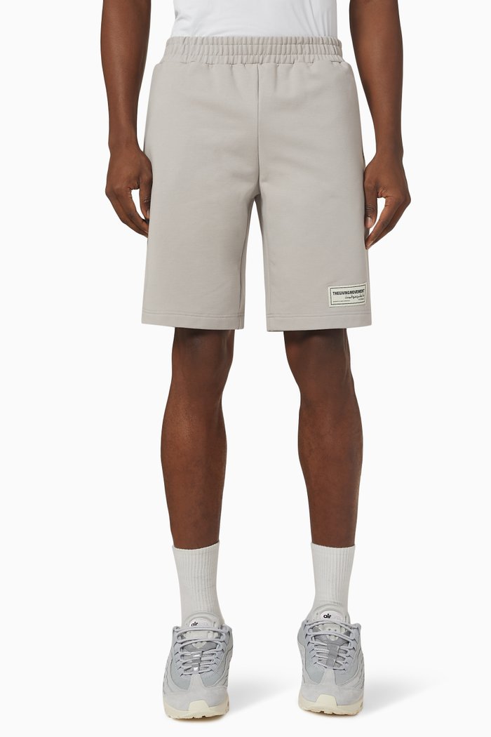 

Lounge Shorts in Organic Cotton, Grey