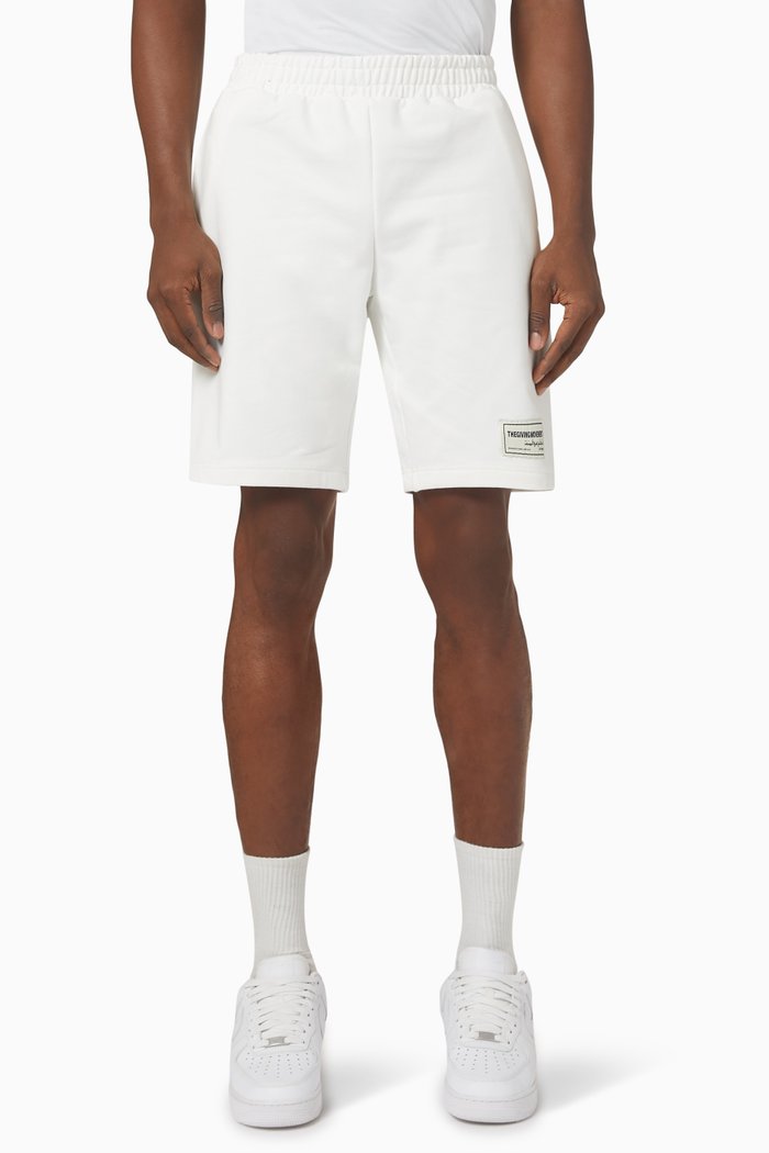

Lounge Shorts in Organic Cotton, White
