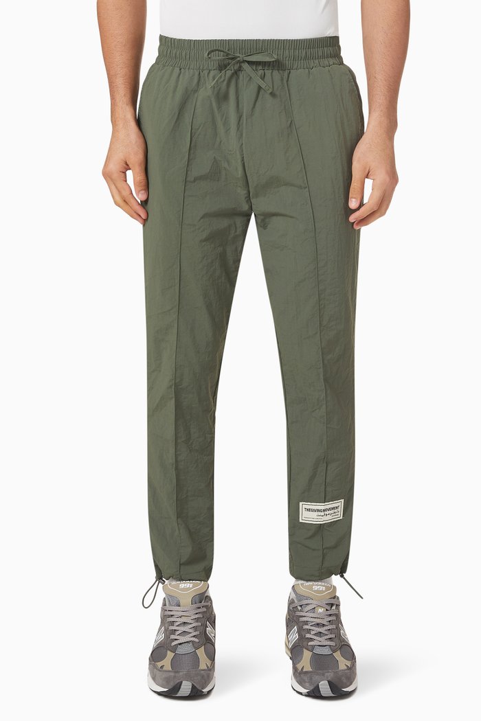 

Skinny Pants in Recycled Nylon, Green