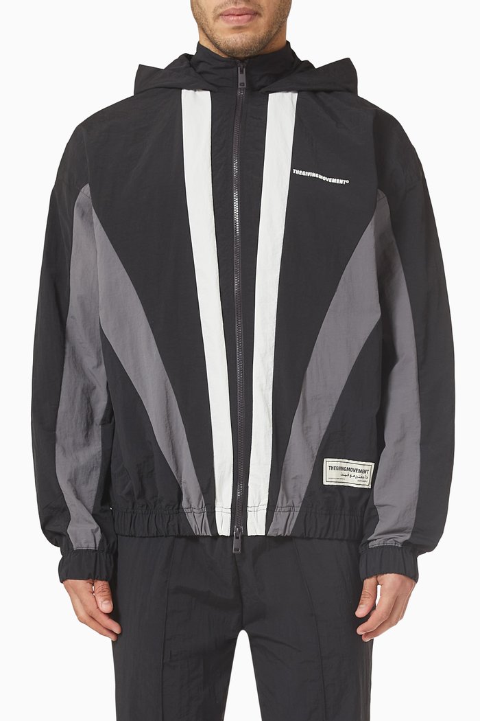 

Bomber Jacket in Recycled Nylon, Black