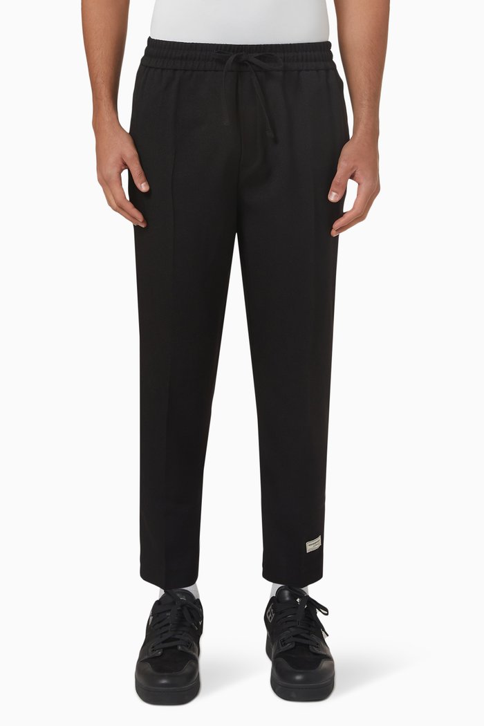 

Relaxed Formal Pants in RE-FORM100©, Black