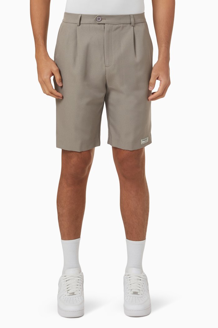 

Tailored Shorts in RE-FORM100©, Brown
