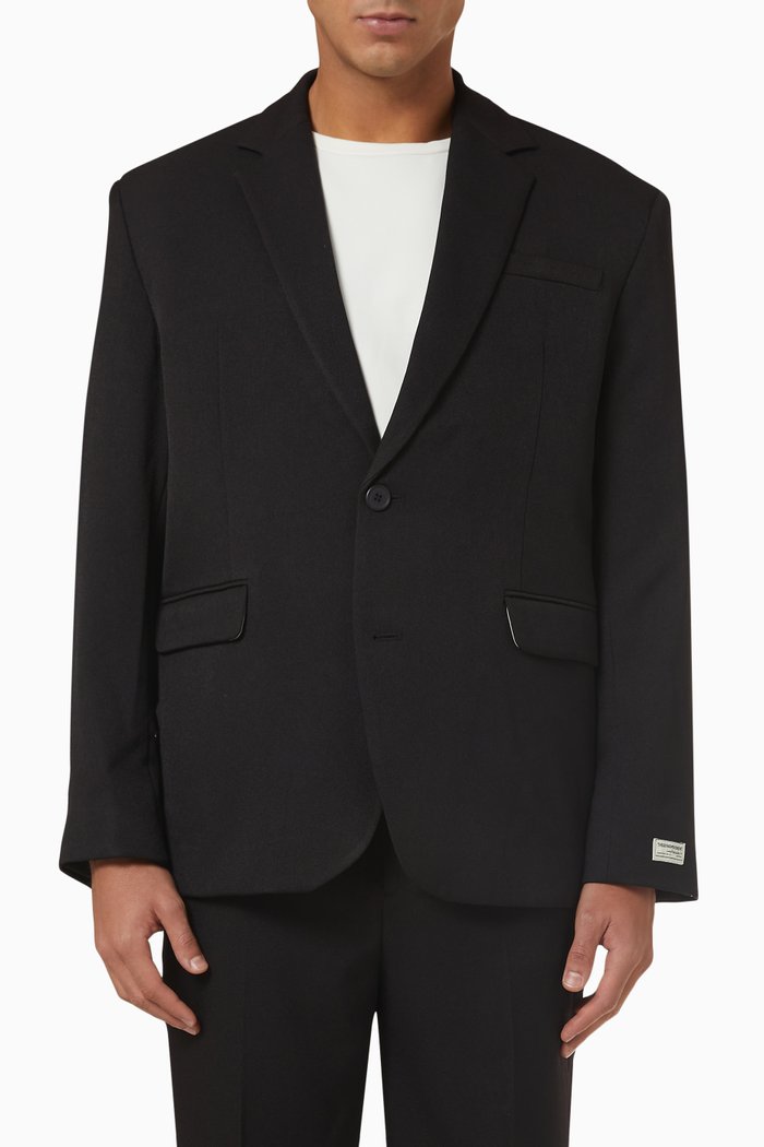 

Oversized Blazer in Re-Form100©, Black
