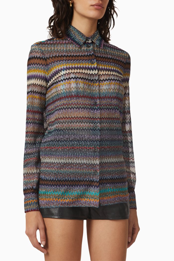 

Stripe Long Sleeve Shirt, Multicolour