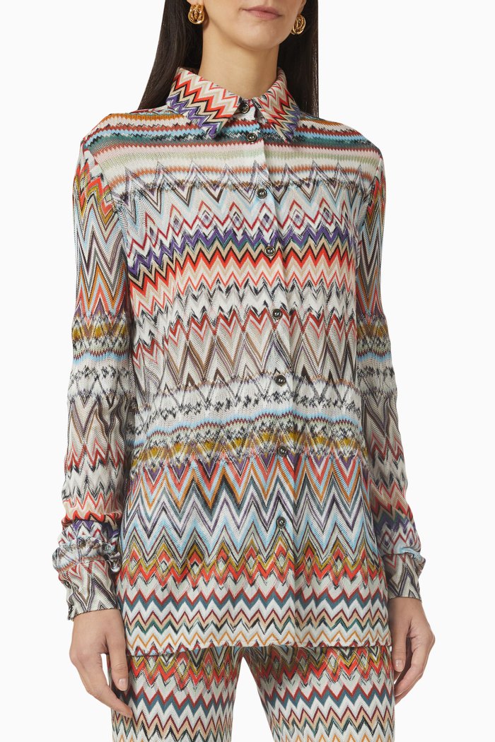 

Stripe Long Sleeve Shirt, Multicolour