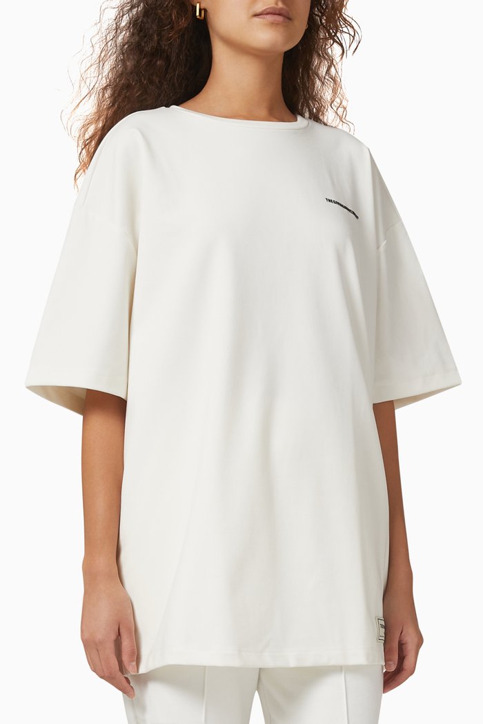 

Modest Band Print T-shirt, White