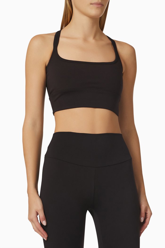 

Sports Bra in Recycled Blend, Black