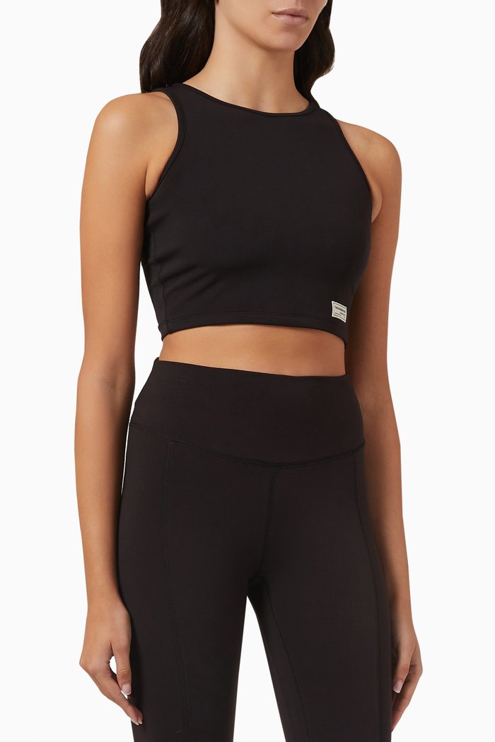 Tank Top in Recycled Blend, Black