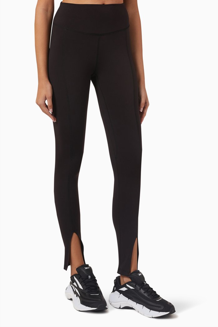 

Split Leggings in Recycled Blend, Black