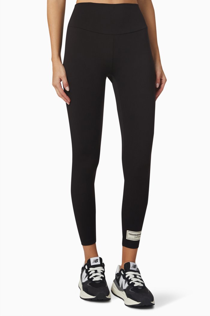 

Modest Leggings 24" in Recycled Blend, Black