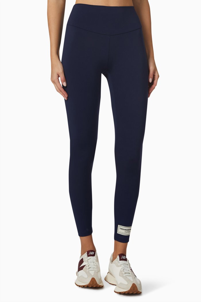 

Modest Leggings 24" in Recycled Blend, Blue