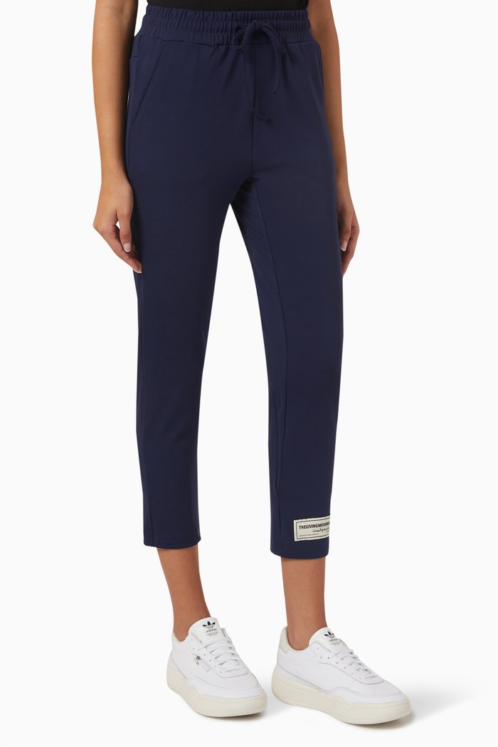 

Modest Leggings in Recycled Blend, Blue