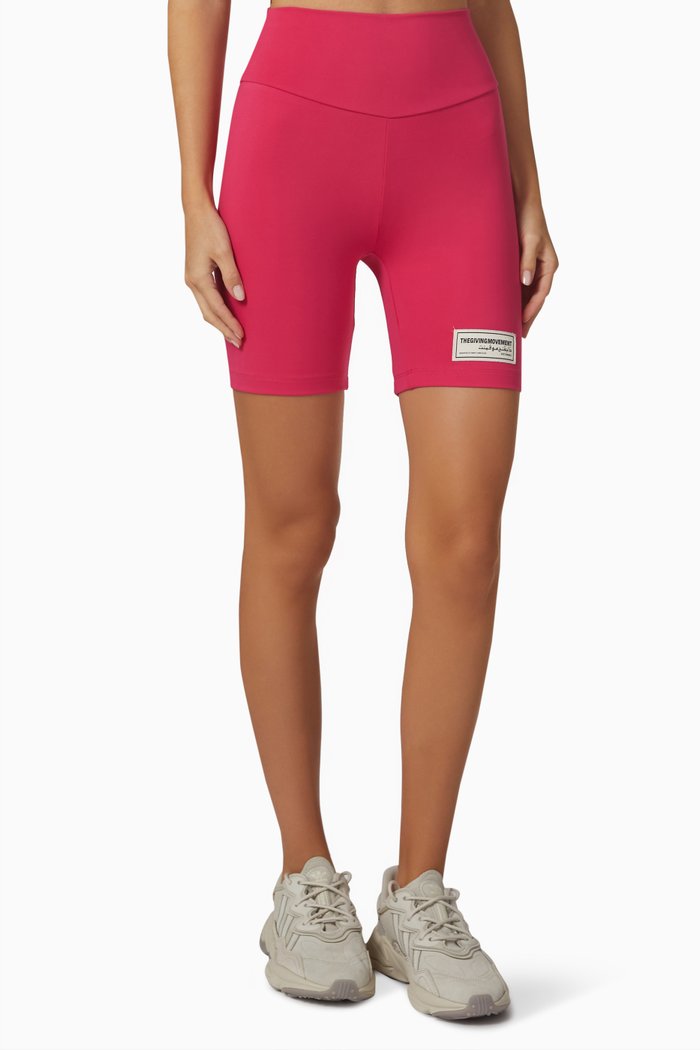 

Biker Shorts in Recycled Blend, Pink