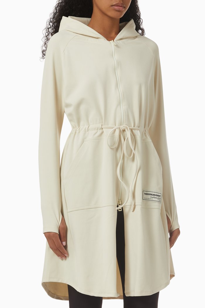 

Softskin Modest Hooded Jacket, Neutral