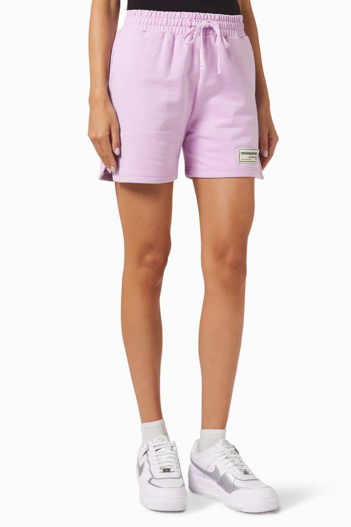 

Shorts in Organic Cotton, Purple